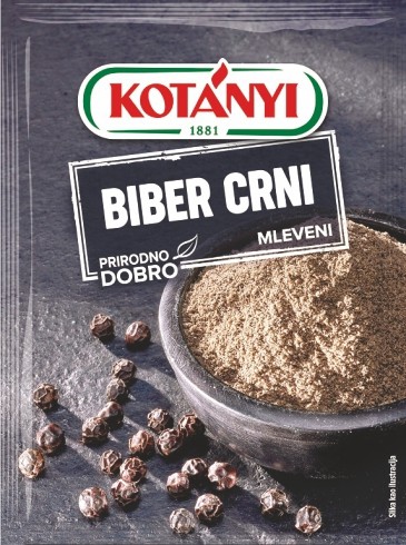 Kotany Biber Crni, Mleveni, 17g