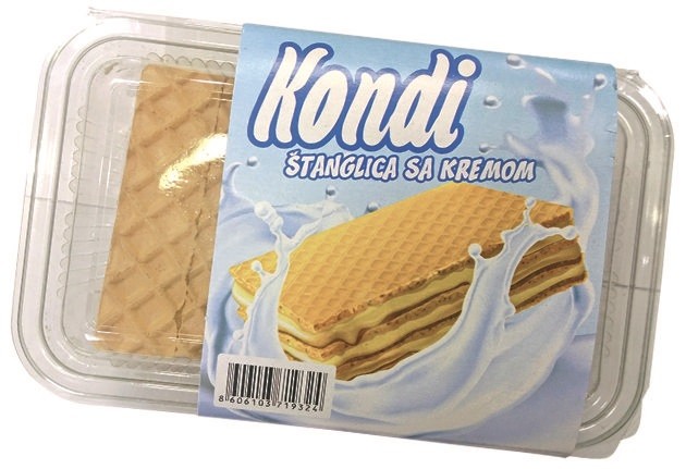 Kondi Štanglice sa belim kremom, 250g