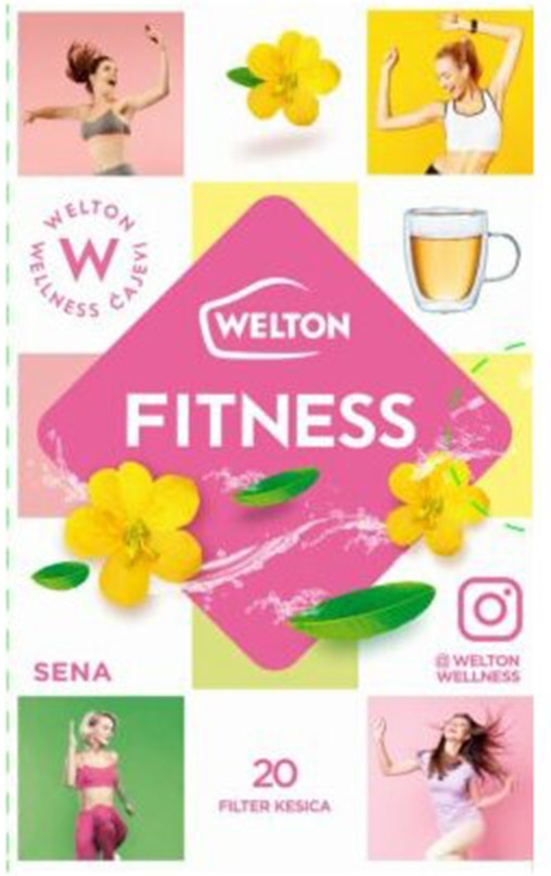 Welton Čaj Fitness, 30g