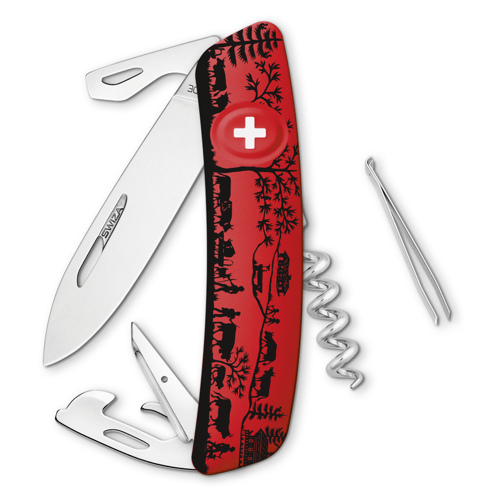 Swiza Džepni nož D03, Crveni