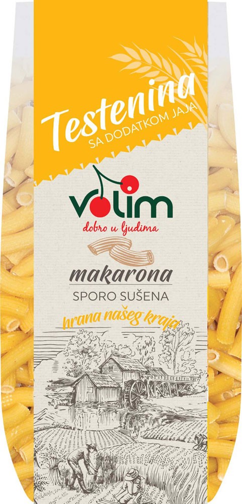 Volim - dobro u ljudima Testenina Makarone, 350g
