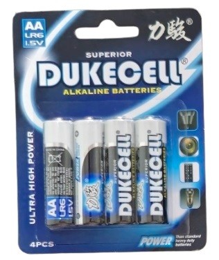 Dukecell Baterije, AA, 1.5V, 4/1