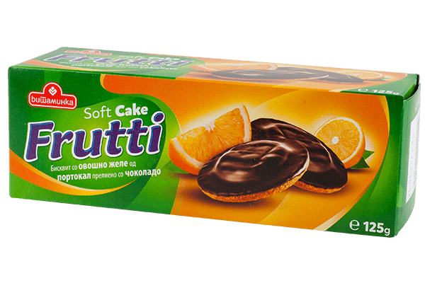 Vitaminka Biskvit Frutti, Pomorandža, 125g