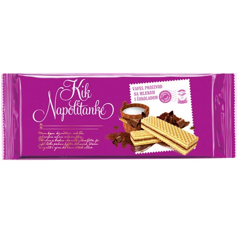 Kik Napolitanke, Mleko i čokolada, 175g