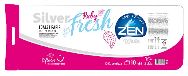 Zen Toalet papir Silver fresh, 10/1, 3 sloja