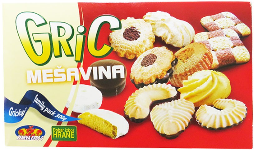 Ženeva evro S Gric Mešavina keksa, 300g