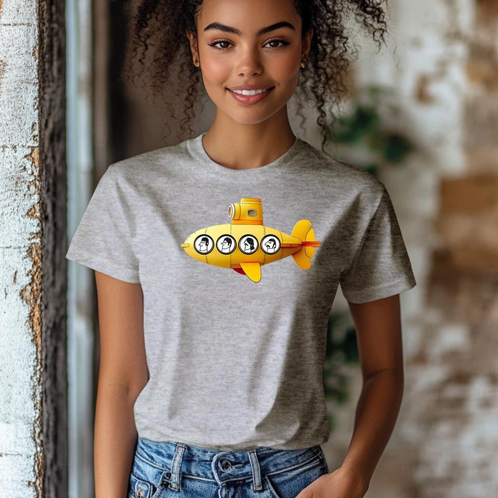 Camiseta Majica sa štampanim printom Cam 791, Ženska, Kalaj