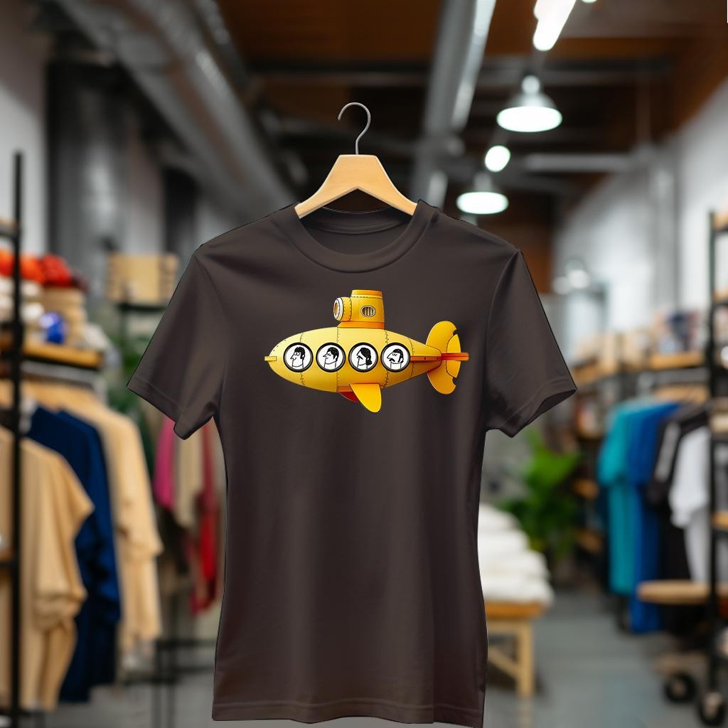 Camiseta Majica sa štampanim printom Cam 791, Ženska, Čokolada