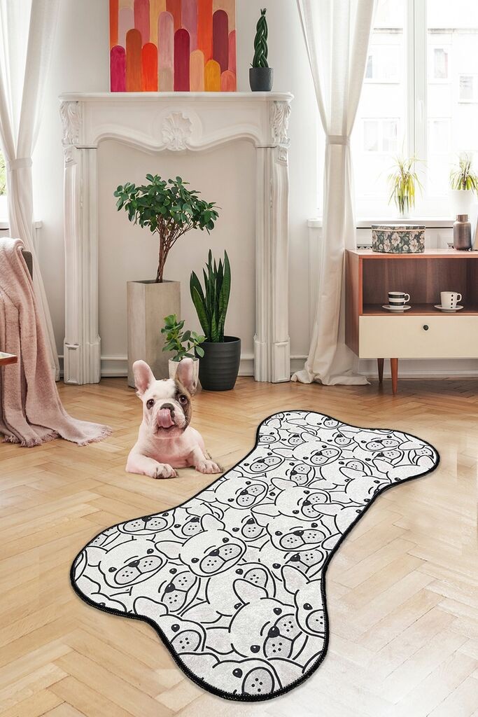 Conceptum Hypnose Tepih Liomo, 70x120 cm, Crno-beli