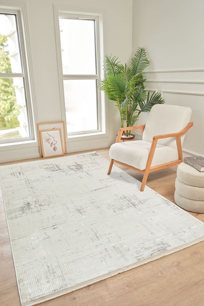 Conceptum Hypnose Tepih Kadifem Kd010, 200x290 cm, Beli