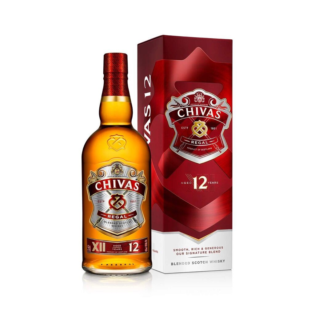 Chivas Regal Viski, Aged 12 Years, 1 L
