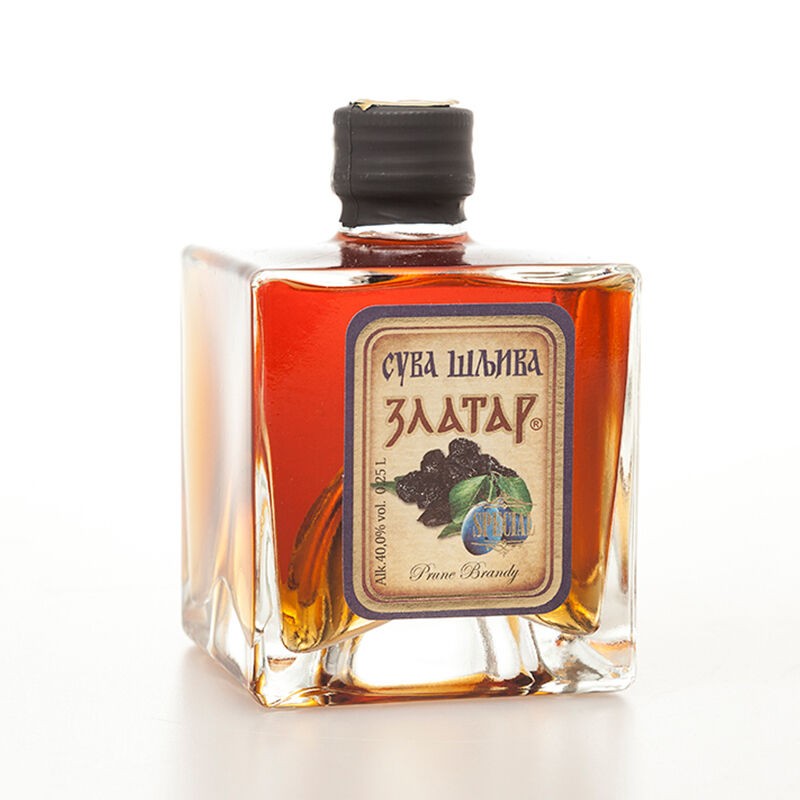 Zlatar Rakija Suva Šljiva 40% vol, 250ml