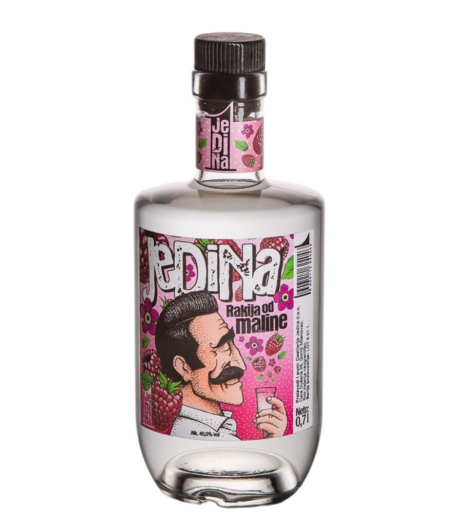 JeDina Rakija Malina 40% vol, 700ml