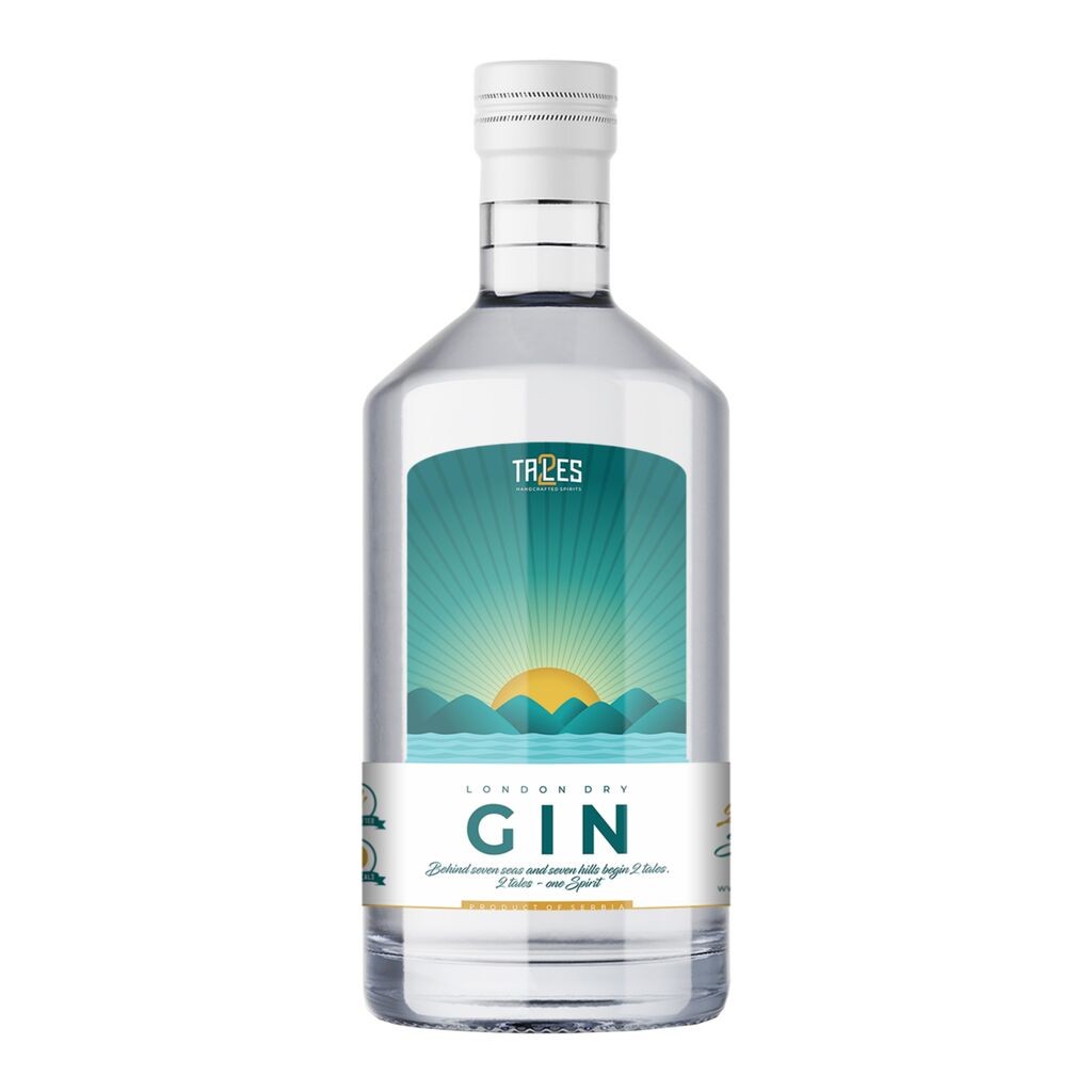 2 Tales Dry Gin 40% vol, 700ml