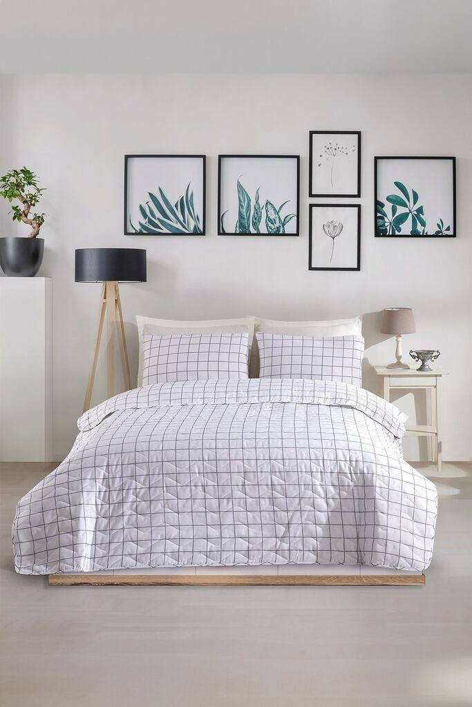 L'essentiel Maison Komplet posteljine Artus, 200x220, Belo-sivi