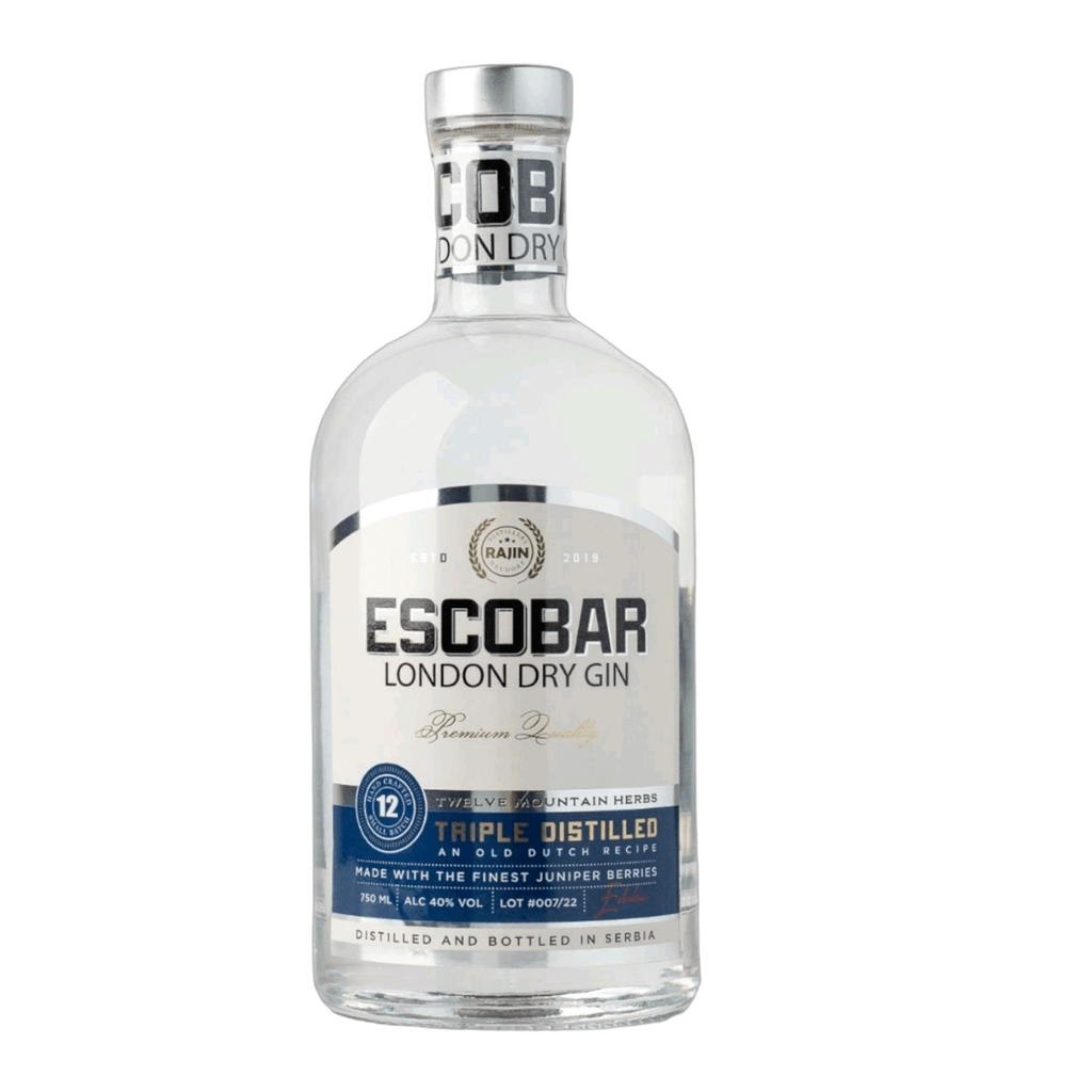 Rajin Dry Gin Escobar 40%vol, 750ml