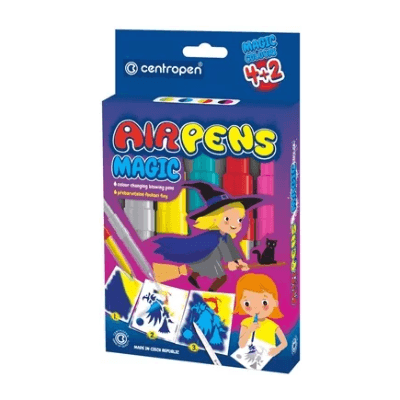 Centropen Flomasteri duvajući Magic 4+2