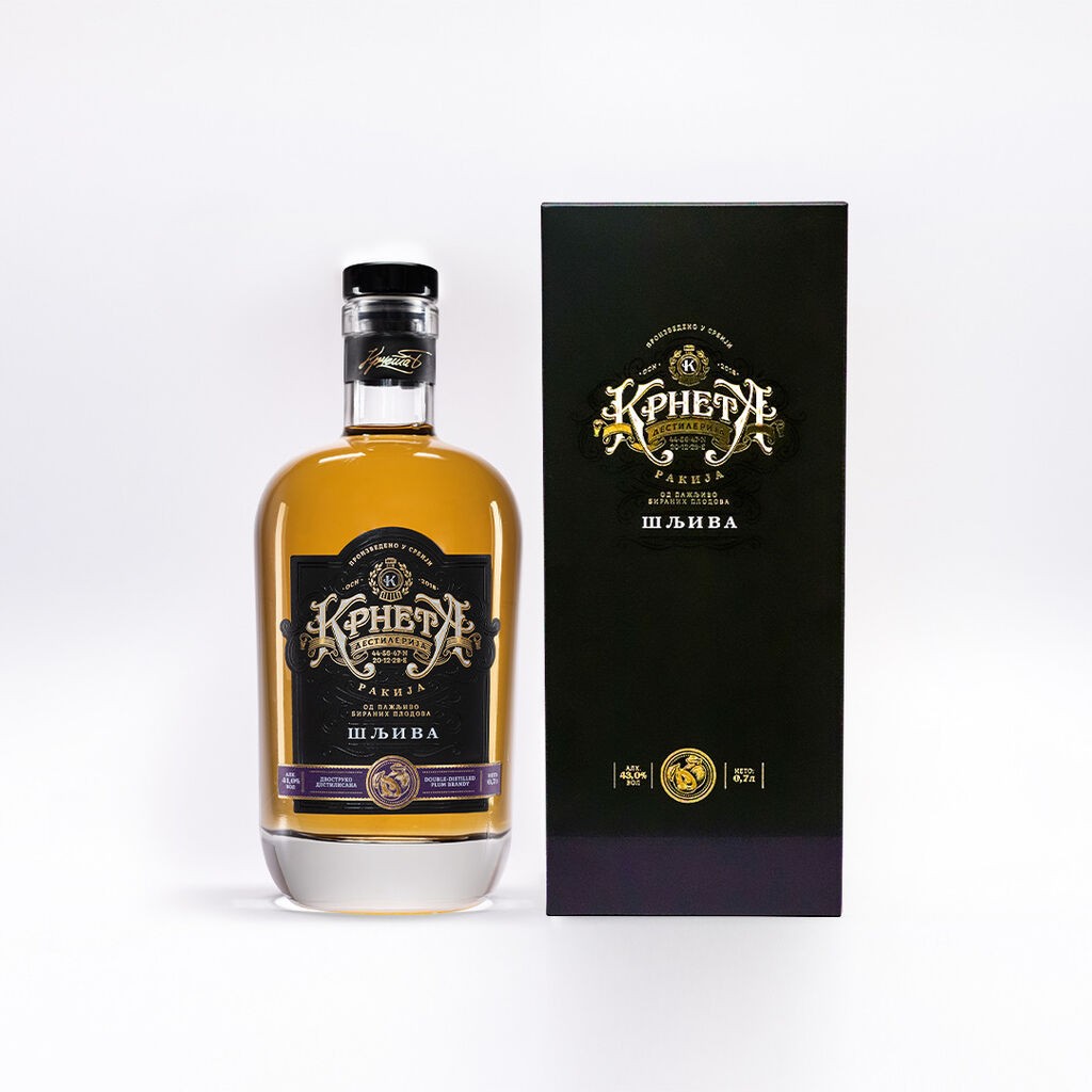 Krneta Rakija Šljiva 43% vol, 700ml