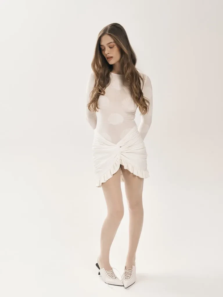 Embody Ženski bodi Emily, Beli