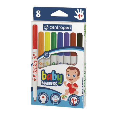 Centropen Markeri baby, 8 komada