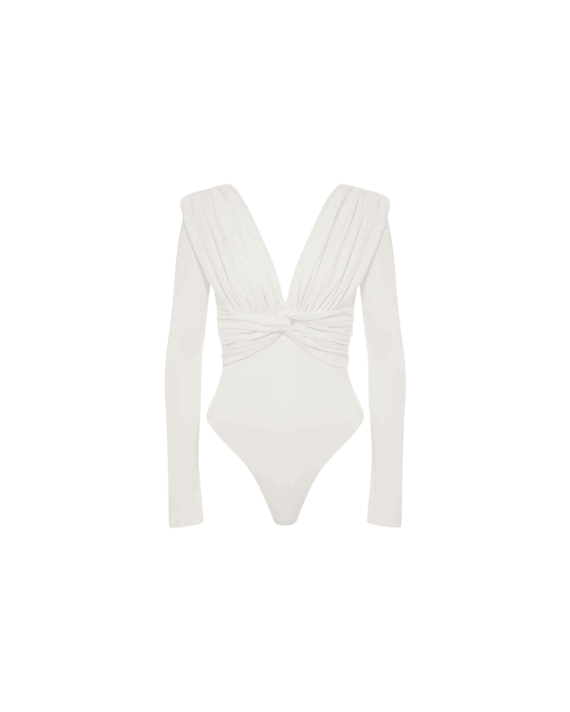 Embody Ženski bodi Selena, Beli