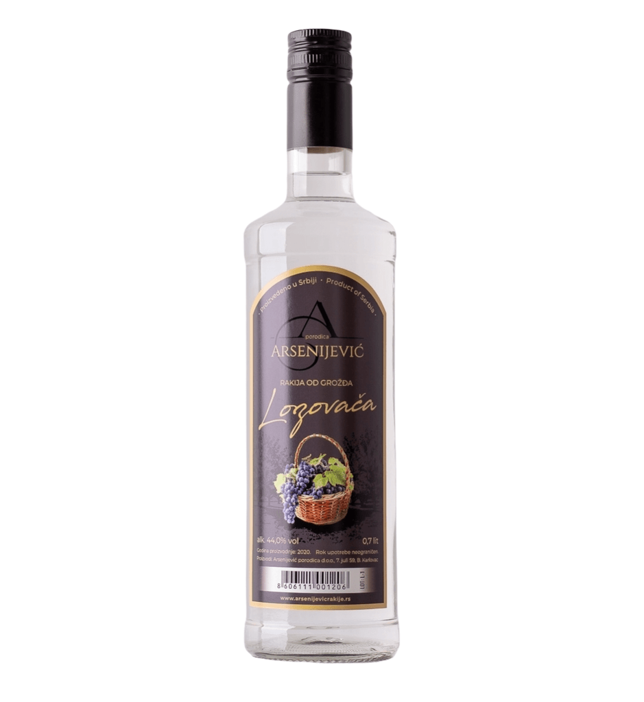 Arsenijević Rakija Lozovača 45% vol, 700ml