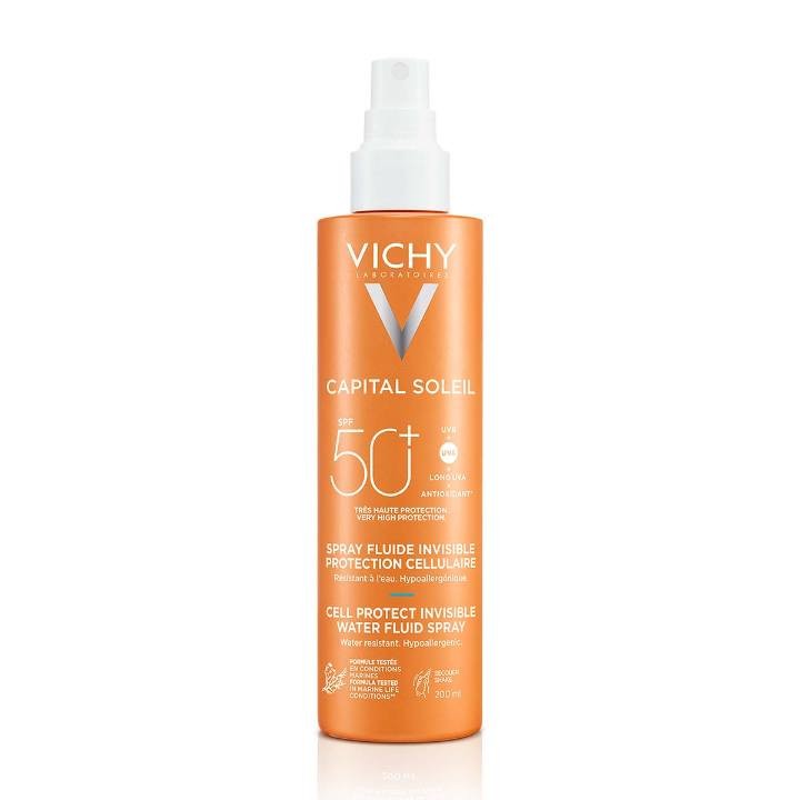 VICHY Capital soleil vodeno fluidni sprej SPF 50+, 200ml