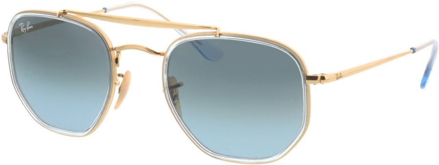 Ray-Ban Naočare za sunce 0RB3648M 91233M 52 The Marshal II, Zlatne