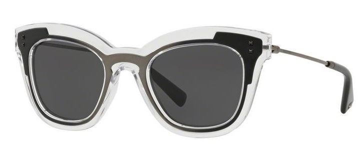 VALENTINO Ženske naočare za sunce 0VA4030 50708749, Providno-crne