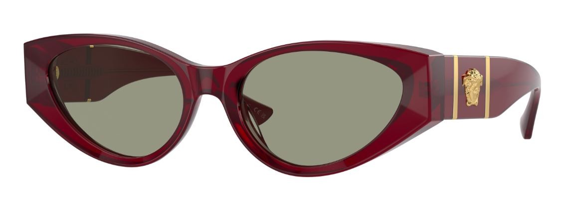 VERSACE Ženske naočare za sunce 0VE4454 5430/2 55, Bordo