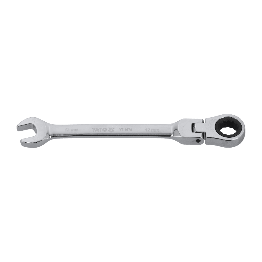 YATO Brzi viljuškasto-okasti ključ, 12mm, Zglobni