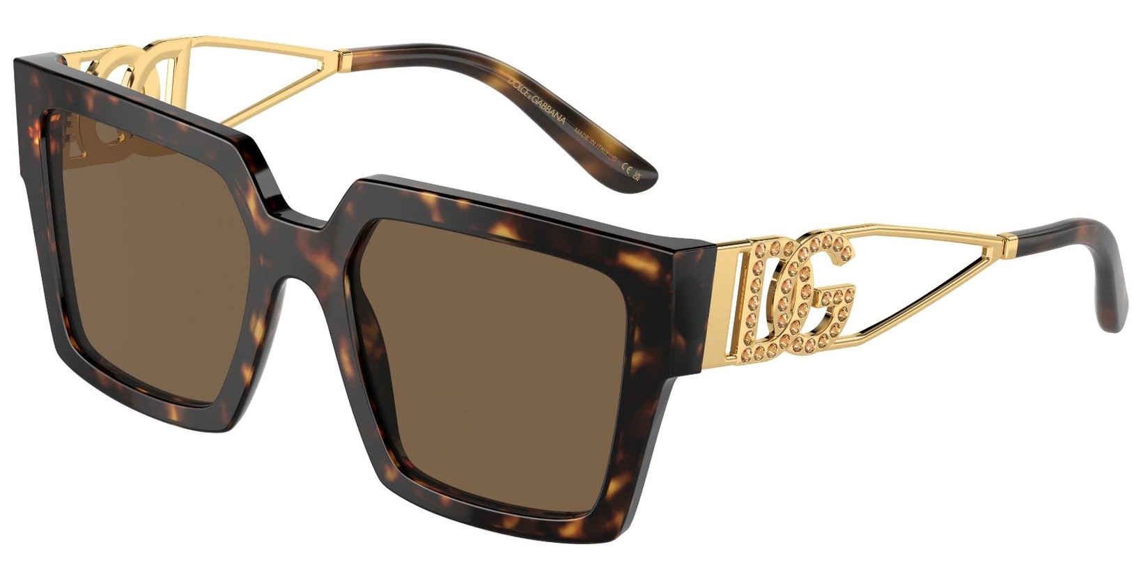 DOLCE & GABBANA Ženske sunčane naočare 0DG4446B 502/73 53, Braon