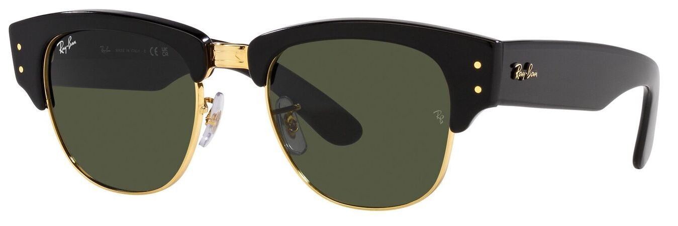 Ray-Ban Naočare za sunce 0RB0316S 901/31 53 Mega Clubmaster, Crno-zlatne