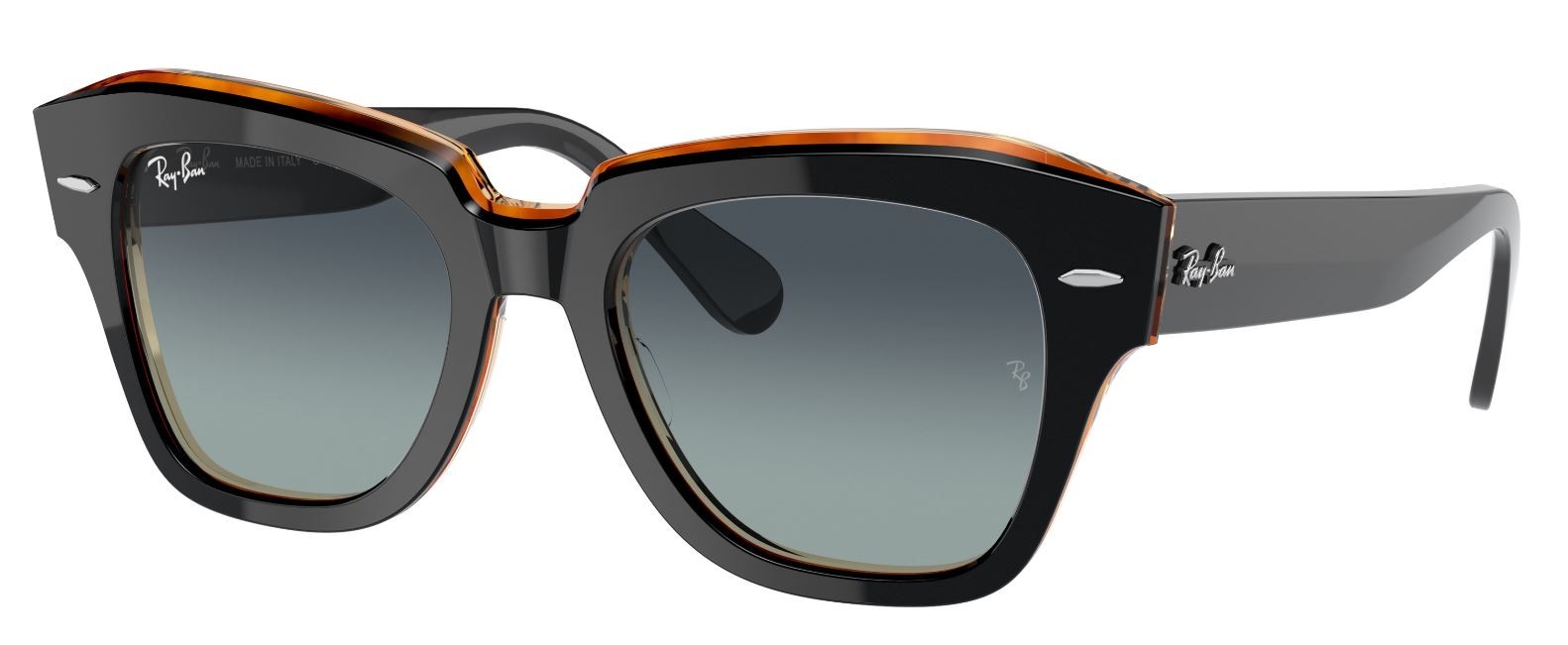 Ray-Ban Naočare za sunce 0RB2186 132241 52 State Street, Crne