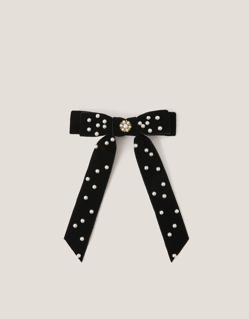 Monsoon Children Mašna za kosu za devojčice, Crna