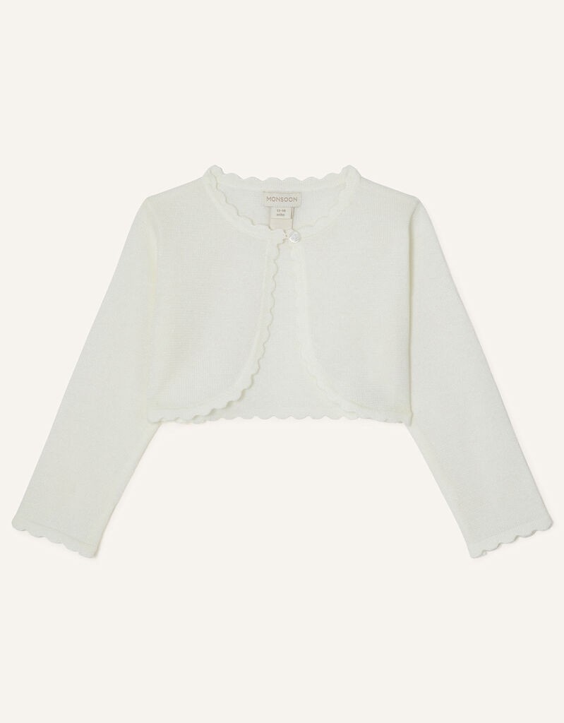 Monsoon Children Kardigan za bebe Niamph, Beli