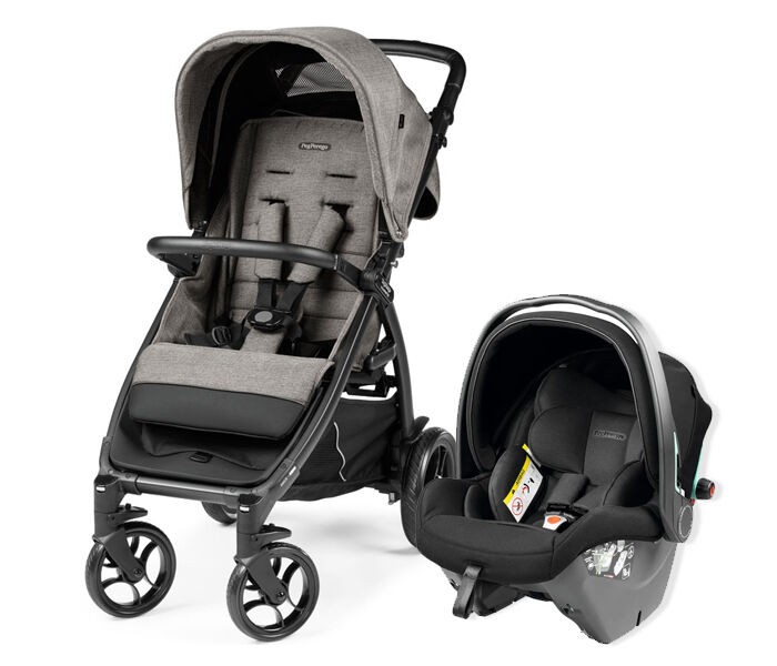 Peg Perego Kolica Booklet 50 Travel Sistem - City Grey i Autosedište SLK Black