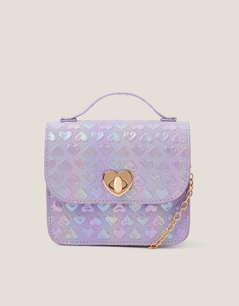 Monsoon Children Torbica za devojčice Rainbow Heart, Šarena