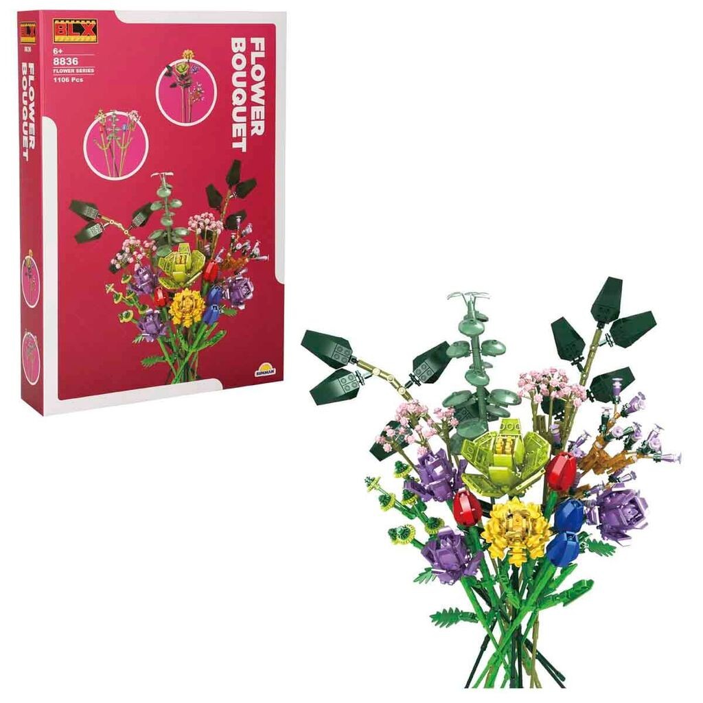 Kreativni Set sklopivih kocki od 1107 delova, Buket poljskog cveća