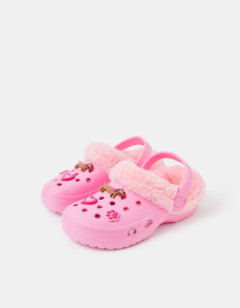Monsoon Children Papuče za devojčice Dog Slipper, Roze