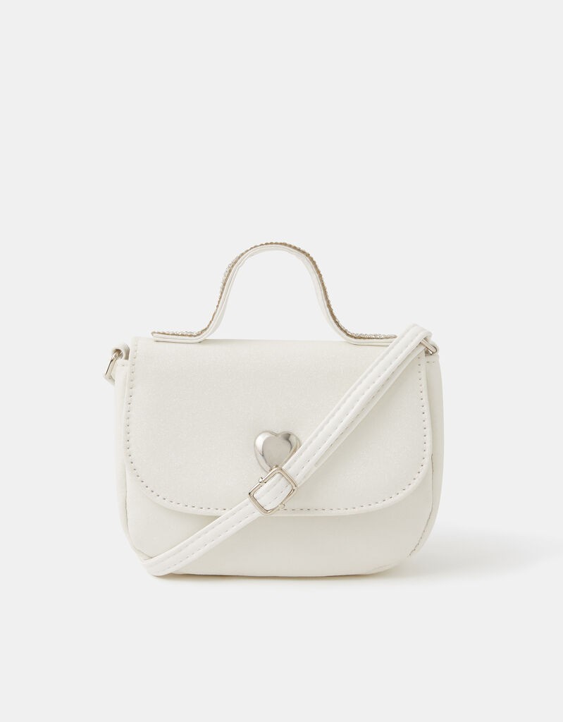 Monsoon Children Torbica za devojčice Glitter Party, Bela