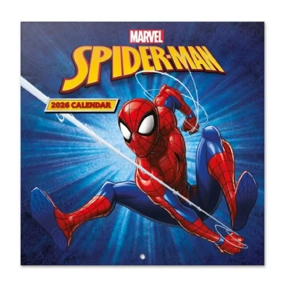 Zidni kalendar 2026 Marvel, Spiderman, 30x30 cm