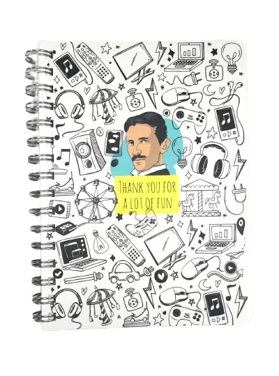 Gift Hub Sveska Nikola Tesla, Bela