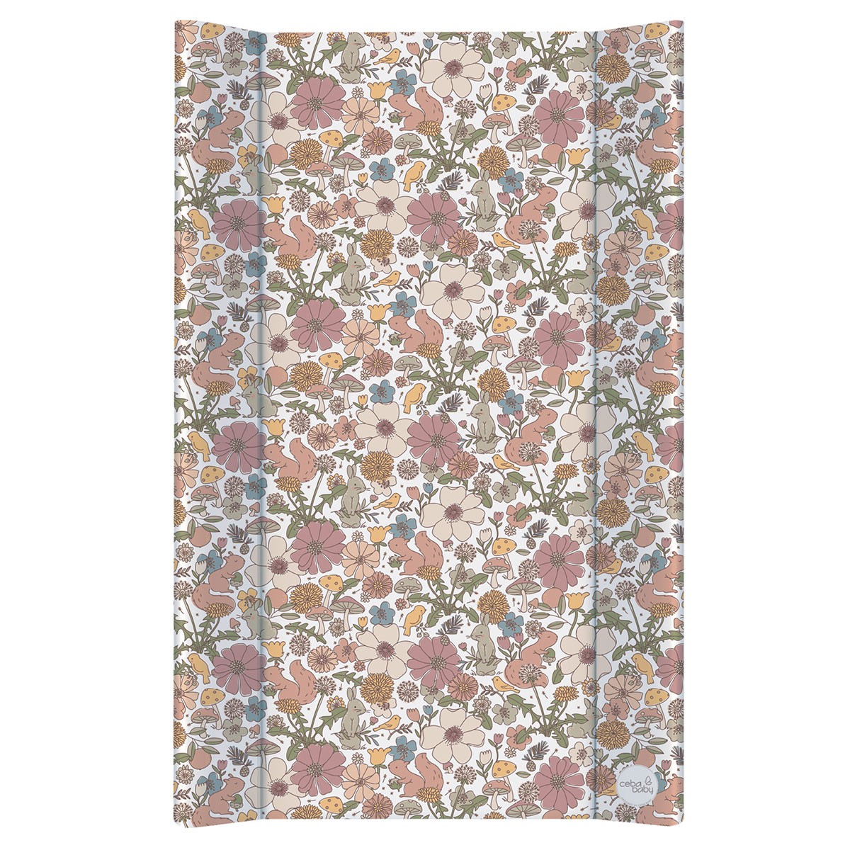 CEBA BABY Tvrda podloga za presvlačenje Bašta, 50x80cm, Šarena