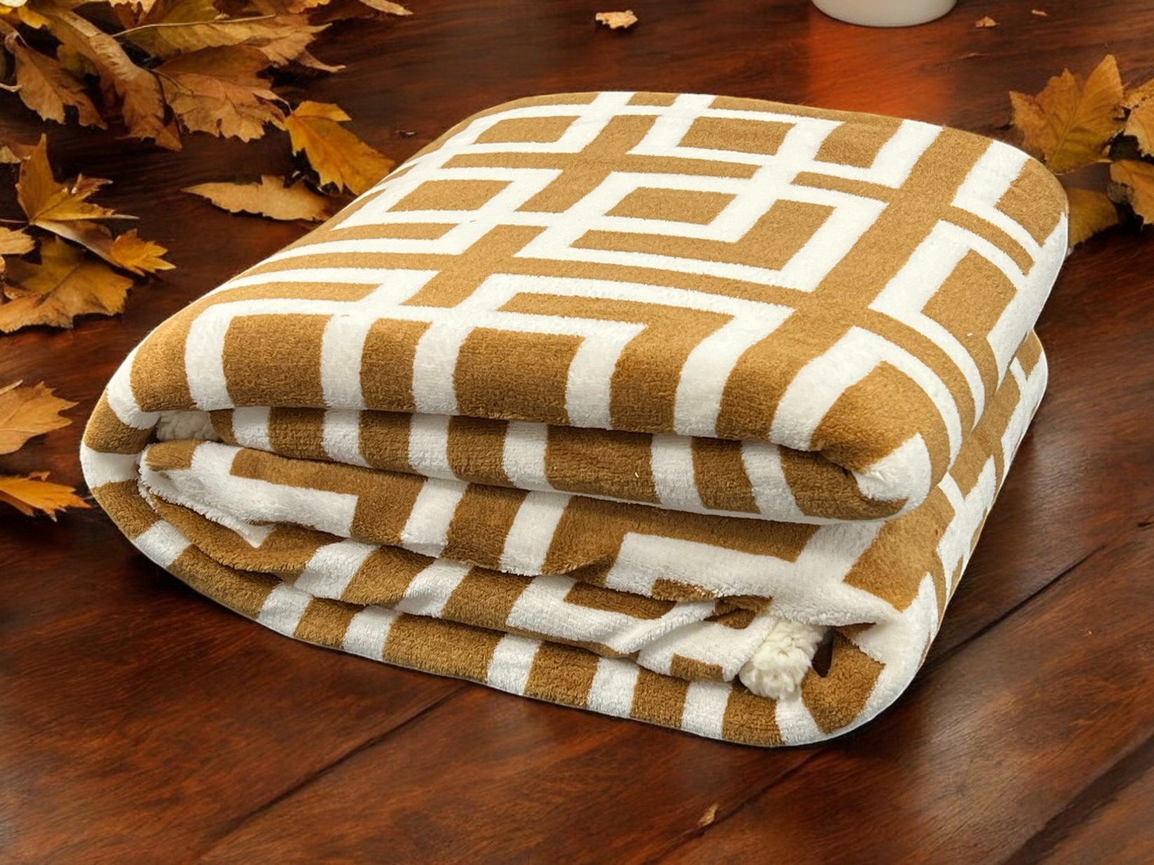 VIKTORIJA Ćebe 150x200cm, Braon