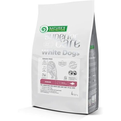 NATURE'S PROTECTION Hrana za pse Junior White Fish, 10kg