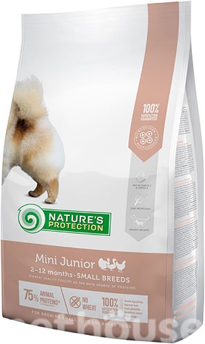 NATURE'S PROTECTION Hrana za pse Mini Junior Poultry, 500g