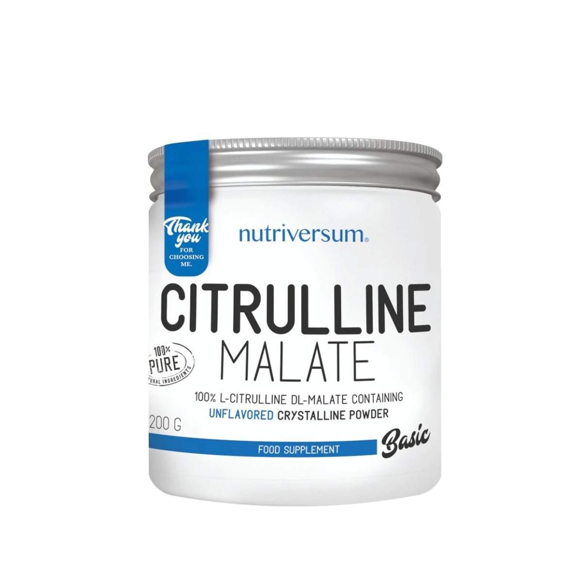 NUTRIVERSUM Citrulin malate, 200g