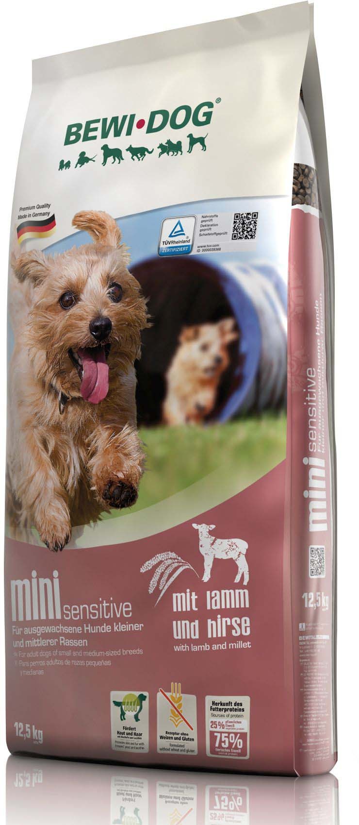 BEWI DOG Hrana za osetljive odrasle pse malih rasa, Mini sensitive, 12.5 kg