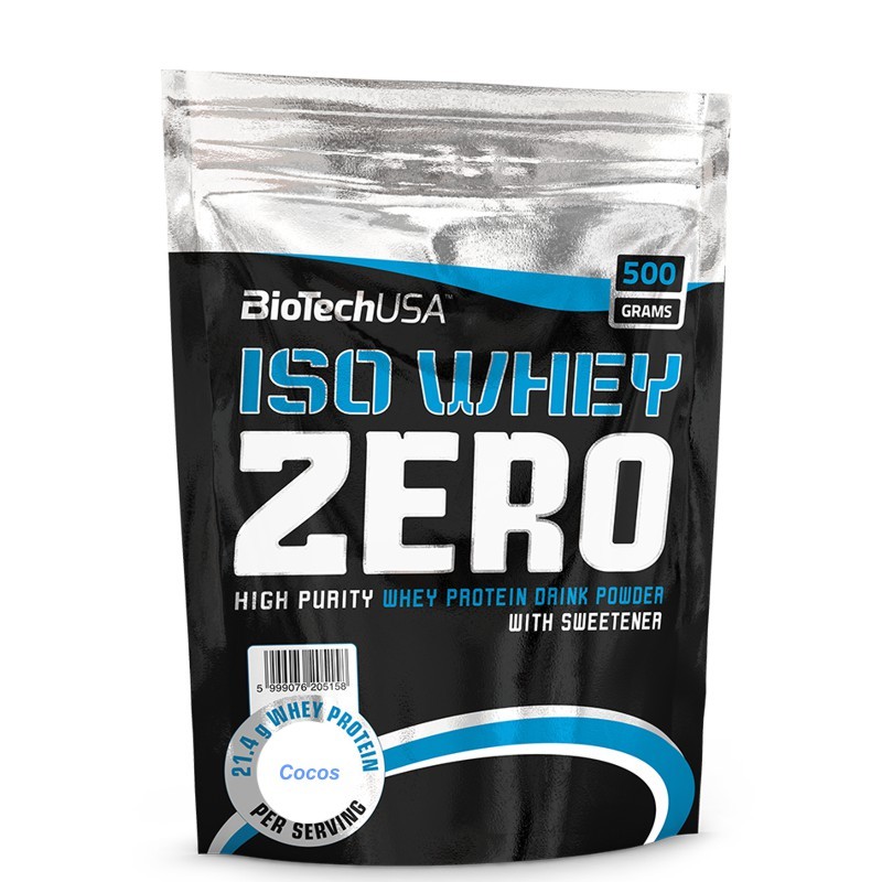 BIOTECHUSA Protein IsoWhey Zero, Kokos, 500g